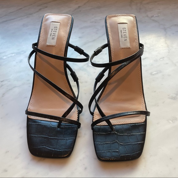 Steven Shoes - Croc Mule Sandal